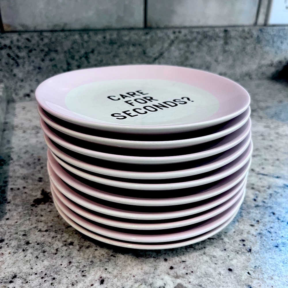 Kate Spade New York Lenox Dessert Accent Plates Pink